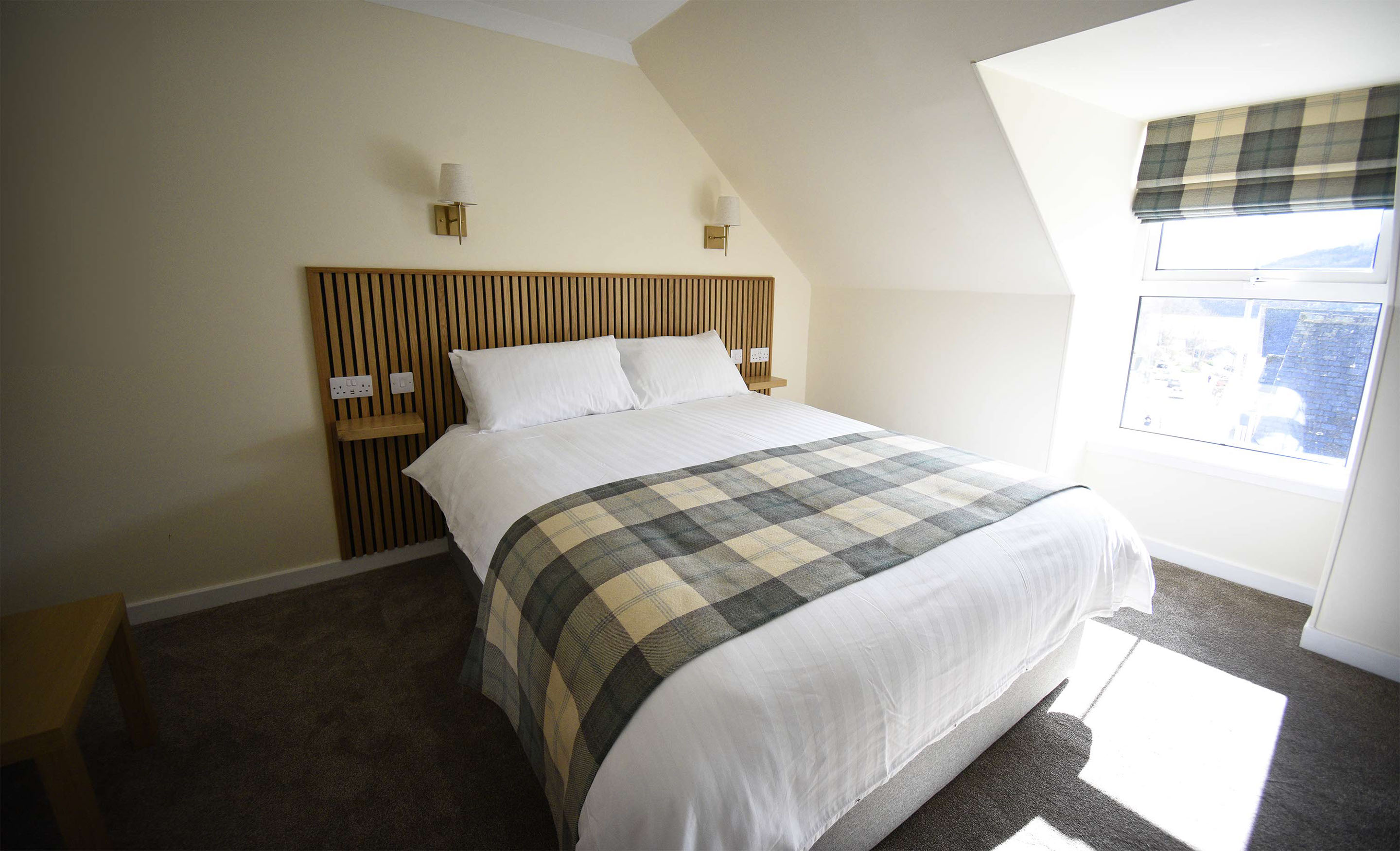 En Suite Bathrooms at the Caledonian in Portree Guest Accommodation Hotel